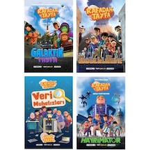 Rafadan Tayfa Seti 4 Kitap Galaktik Tayfa + Göbeklitepe + Veri Muhafızları + Hayrimatör