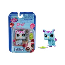 Littlest Pet Shop Minişler Tekli Paket Seri : 3 - No :141 - Gergedan