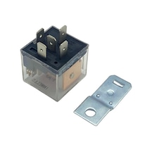 24v Röle 5 Uçlu 40 A Işıklı Şeffaf Çift Platin 30-85-86-87-87a