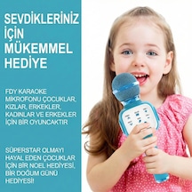Eğlenceli Karaoke Mikrofonu - Çocuklar İçin Çok Renkli