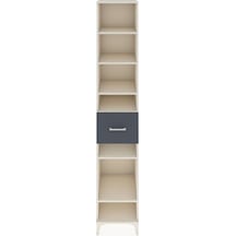 Hyperion Dolap 6 Raflı Tek Çekmeceli 44x44x243 Aytaşı-antrasit Aytaşı