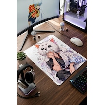 50x40 Cm Ginsama Desenli Gaming Oyuncu Mouse Pad Kaymaz Taban Büyük Fare Altlığı