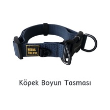 Interlaken Su Geçirmez Sağlam D Halkalı Lacivert Köpek Boyun Tasması Lacivert M Lacivert