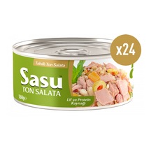 Sasu Tahıllı Ton Salata İri Parça 24 x 160 G