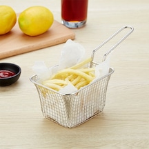 Sones J13443l Paslanmaz Çelik Mini Patates Kızartması Sepeti Restoran Atıştırmalık Ekmek Tabağı Diğer
