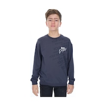 Toontoy Kids Toontoy Erkek Çocuk Baskılı Sweatshirt Füme