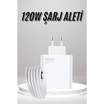Type C Yüksek Hızlı Şarj Aleti Beyaz 120w Ultra Uzun Ömürlü Diğer