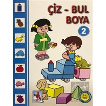 Çiz - Bul Boya 2 Nurdan Yayınları  -  Nurdan Yayınları