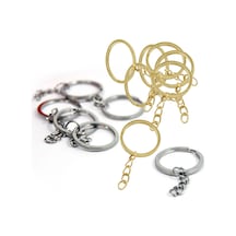 Anahtarlık Halkası Zincirli 5 Cm (50 Adet)
