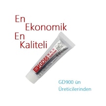 5 Adet Gd66 Gümüş Gri Termal Macun 30 Gr.