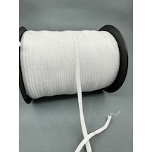 5 Mm Pamuk Balıksırtı Şerit-5 Metre - Beyaz