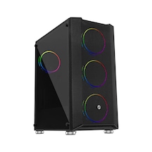 Frisby Panda FC-9405G 650W 80+ 4x120mm Double Slim Ring RGB Fan Kasa