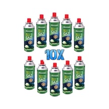 10 Adet Orgaz Orcamp 227 Gr Valfli Kartuş Gaz Kartuş Tüp Çok Renkli