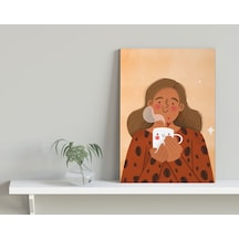 Bk Home Coffee Tasarımlı Kanvas Tablo 30X50Cm-12 (512115794)