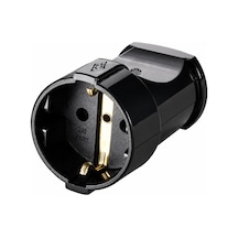 90301830 Topraklı Dişi Fiş Siyah 16a 250v