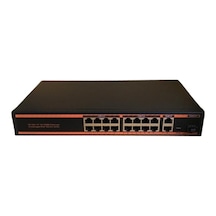 BESTA BST-1621G 16 Port 10/100 POE + 2 Port 1000 UPLink Switch