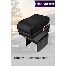 Fiat Uno 1996 Uyumlu Siyah Renk Kol Dayama Bardaklıklı Küllüklü Lüks Tip