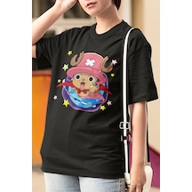 Anime One Piece Chopper Tişört Siyah