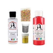 Slime Seti Kırmızı Renk 70 ML Renkli Slaym Südor Sılaym Seti 70 M