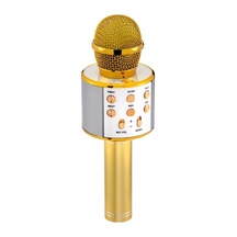 Karaoke Mikrofon Bluetooth Hoparlör Usb-aux-sd Kart Girişli