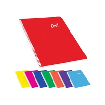 Keskin Color Defter Plastik Kapak Spiralli Cool A4 60 Yp Kare Çok Renkli Keskin Color Defter Plastik Kapak Spiralli Cool A4 60 Yp Kare Çok Renkli