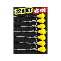 12 Sarı Damla Rig Ve Boli Yüzen Model 12 Takım