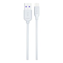 Syrox C107 Micro Usb Girişli 18 W 3.0A Hızlı Şarj Ve Data Kablosu Beyaz