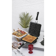 Taç Waffle Tavası Siyah