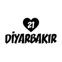 Kalpli 21 Diyarbakır Araba Sticker 17x17 Cm Siyah