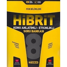 Hız Yayınları 8. Sınıf Fen Bilimleri Konu Anlatımlı Etkinlikli Hibrit Soru Bankası