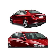 Fiat Egea Cam Çıtası Komple Set Çerçevesi Kromu Nikelajı 8 Parça