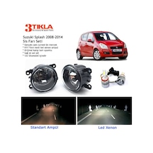 Suzuki Splash 2008-2014 Beyaz Led Xenon Sis Farı Seti