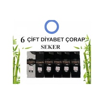 Abani Classic 6 Çift Bambu Dikişsiz Karışık Renkli Emre Şeker Çorap Çok Renkli