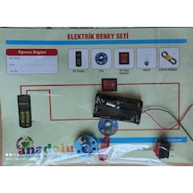 Basit Elektrik Devresi Deney Seti Iki Duy Ve Lambalı