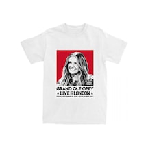 Tarzsokak Beyaz Carly Pearce 26 Eylül Kraliyet Albert Hall Londra Turu Şarkıcı Grafik Baskı Tişö Beyaz