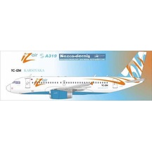 Nazca Decals Izm001 1/144 Ölçek, İzmir Airlines Decal-a319 Standard Sc