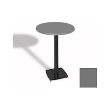 Bistro Masa Tokyo Esb - Werzalit, Wermodin Ve Allzalit Tabla 70 Cm Çap - Koyu Gri Çok Renkli