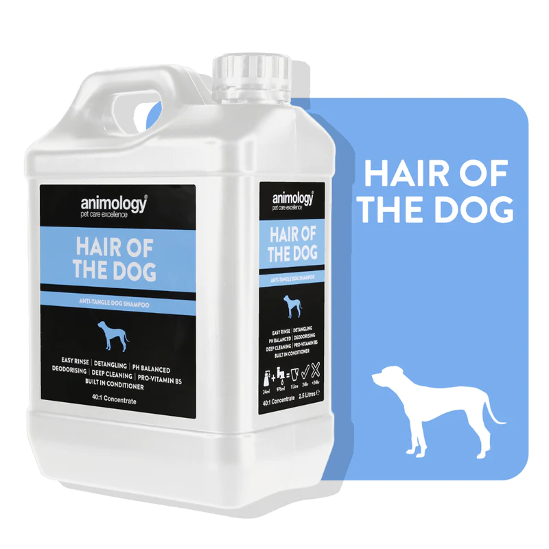 Hair Of The Dog Uzun Ve Düz Tüylü Köpeklere Özel 40:1 Konsantre Köpek Şampuanı 2.5 Lt