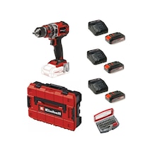 Einhell TP-CD 18/50 Li-I BL Solo Akülü Vidalama Seti + 3 x 2.5 AH Starter Kit Bits Uç Ve Çanta Dahil
