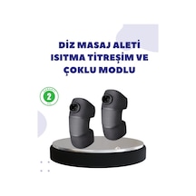 Diz Ve Dirsek İçin Isıtmalı Masaj Dizlik Aparatı Antrasit 72604636