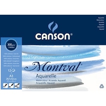 Canson Sulu Boya Bloğu Pad Canmontv 12s A3 300 Gr Çok Renkli