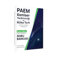 Süleyman Arslantürk Paem Komiser Yardımcılığı Ve Rütbe Terfii Hazırlık İnsan Hakları K.a. Soru Banka