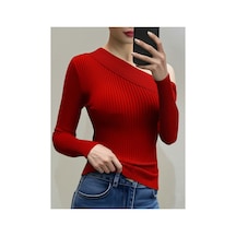 Flex Fashıon Yeni Sezon Omuz Detaylı Trend Triko Badi Kkırmızı - 738278902 Kırmızı - 738278902 Kırmızı
