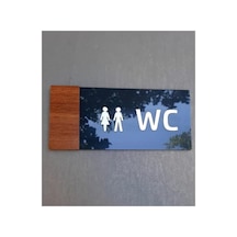Smartad Wooden Serisi Wc Yönlendirme Tabelası Diğer