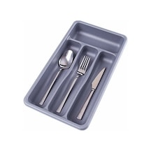 Gri & 4 Bölmeli Çekmece İçi Kaşıklık