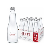 Doğal Kaynak Suyu Cam Şişe 330 Ml X 12