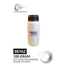 Opak & Transparan Sıvı Pigment Boya 100 Gram / Beyaz / Epoksi Için