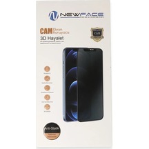 Newface Xiaomi Redmi 15 4g 3d Antistatik Hayalet Cam Ekran Koruyucu - Siyah