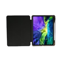 İpad Pro 12.9 2021 Kılıf Kalemlikli Mars Tablet Kılıfı - Siyah Diğer