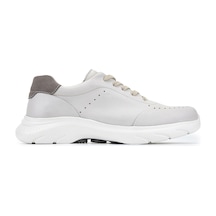 Tamer Tanca Erkek Hakiki Deri Beyaz Sneakers & Spor Ayakkabı 298 3595-3057 Erk Ayk Y26 Krk Beyaz Havana